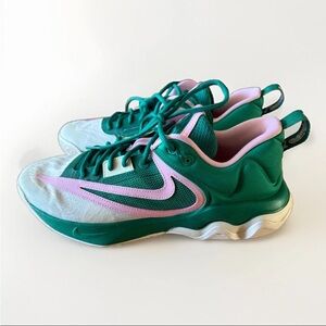 Nike Giannis Immortality 3 Men's 12 DZ7533-300 Green Pink Basketball Shoes